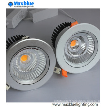 6-35W Tiltable and Movable Silver COB LED Ceiling Downlight